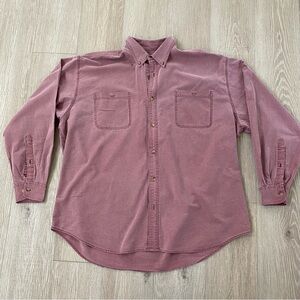 Men’s Red Head 100% Cotton Long Sleeve Button Up Shirt Size XXL.